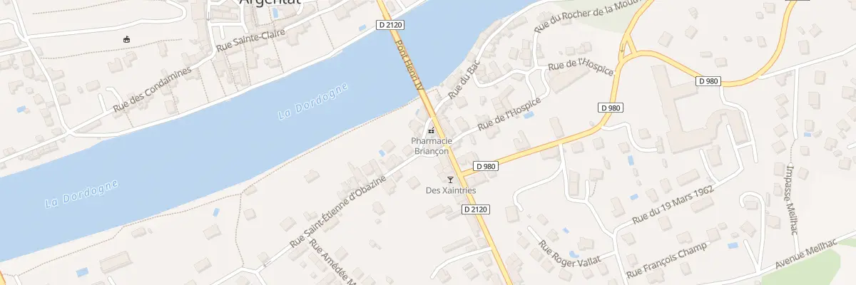 Plan du 4 Rue du Bac à Argentat-sur-Dordogne