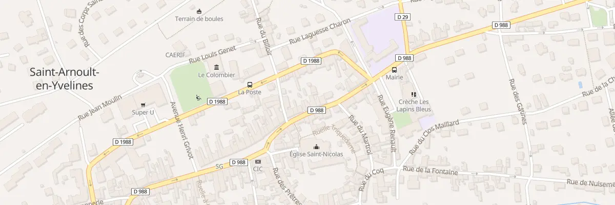 Plan du 69 Rue Charles de Gaulle à Saint-Arnoult-en-Yvelines