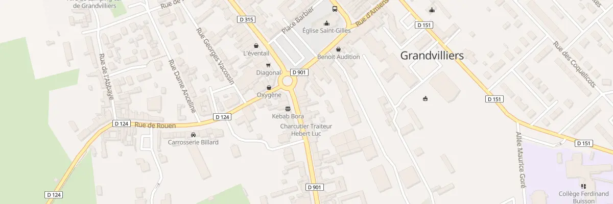 Plan du 3 Rue Eugène Desaintfuscien à Grandvilliers