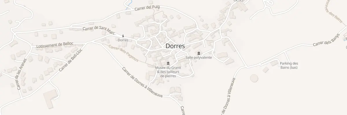 Plan du 72 Le Village à Dorres