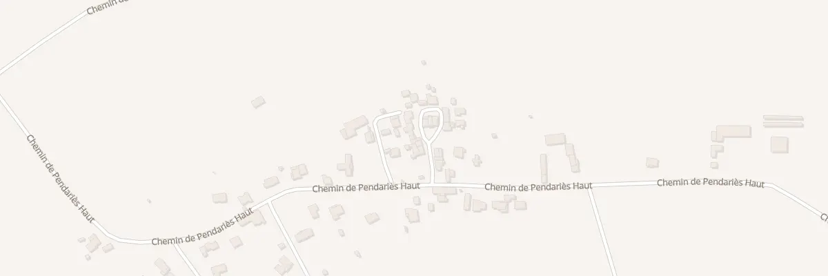 Plan du 7 Ctre Pendariès-Haut à Brens