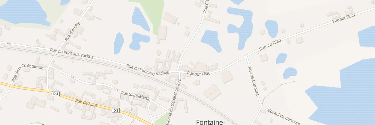 Plan du 1 Rue sur l’Eau à Fontaine-sur-Somme