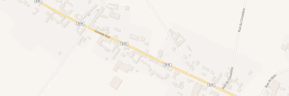 Plan du 5051 Gr Grande Rue à Thieulloy-l’Abbaye