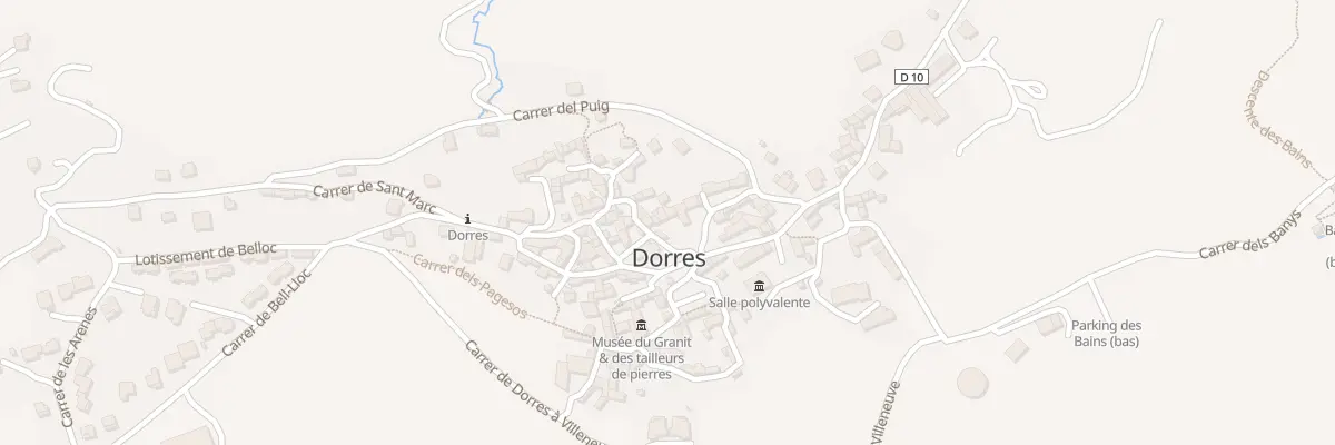 Plan du 26 Le Village à Dorres