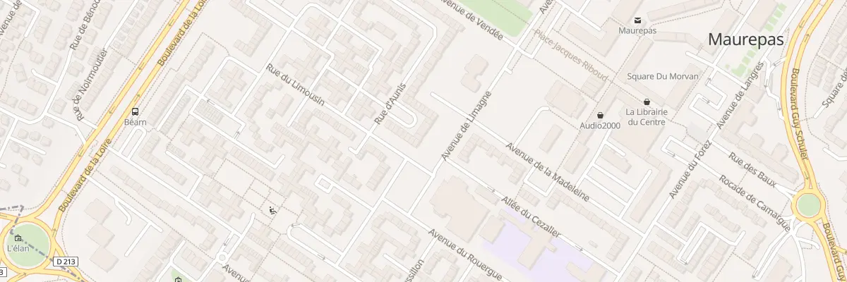 Plan du 15 Rue d’Aunis à Maurepas