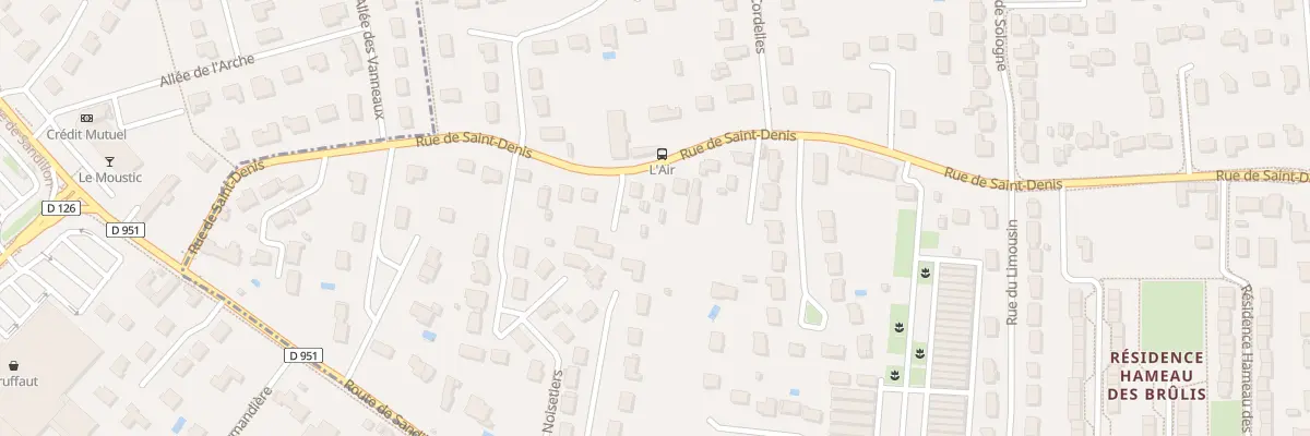 Plan du 1221 Rue de Saint-Denis à Saint-Denis-en-Val
