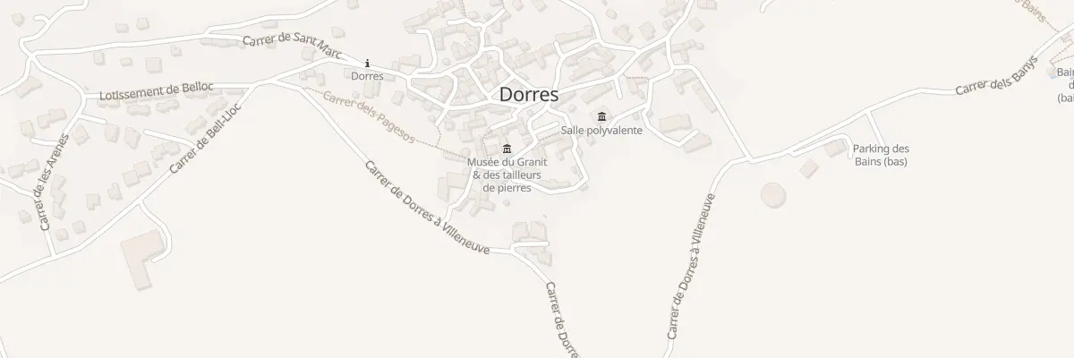 Plan du 61 Le Village à Dorres