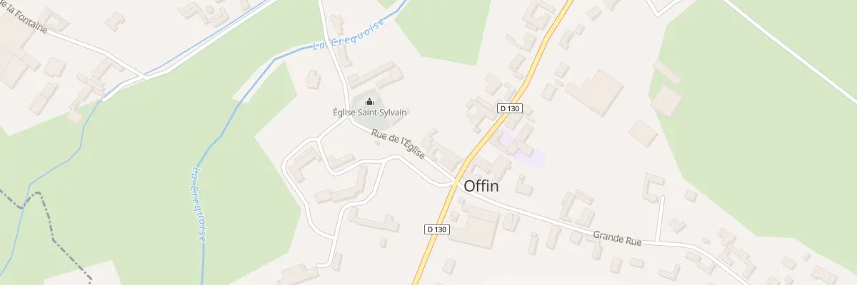 Plan du 2 Rue de l’Eglise à Offin