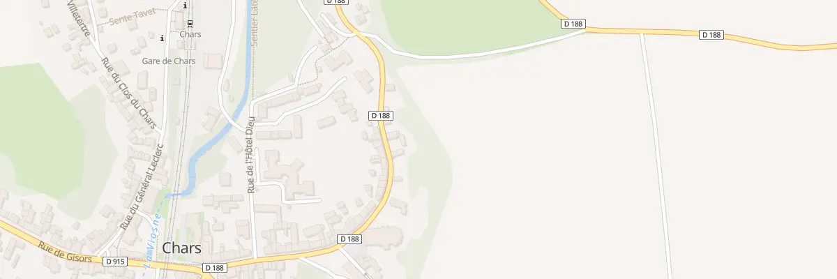 Plan du 38 Rue de l’Eglise à Chars