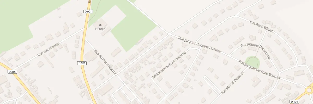 Plan du 22 Rue de Verdun à Grandvilliers