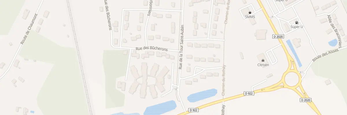 Plan du 2 Rue des Bucherons à La Ferté-Saint-Aubin