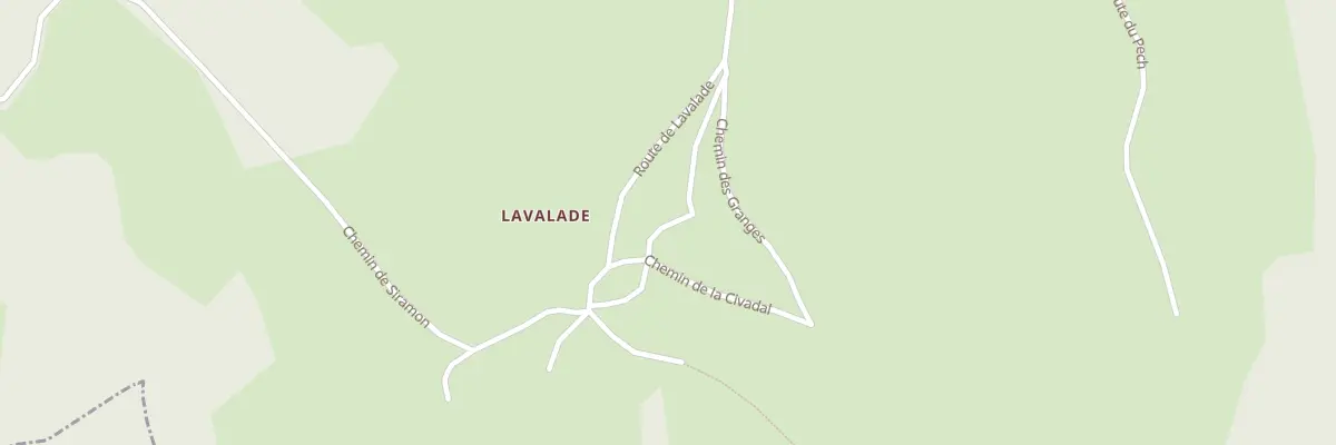 Plan du 5104 Lavalade à Frayssinhes