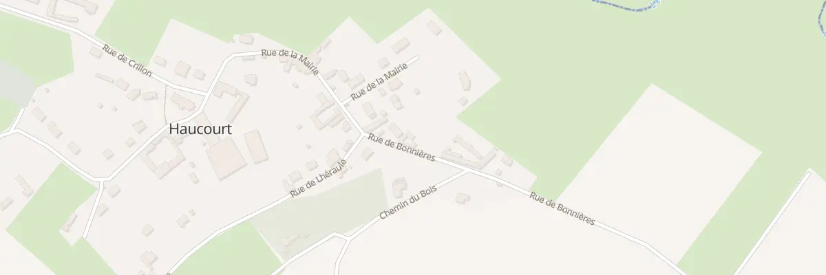 Plan du 5 Rue de Bonnières à Haucourt
