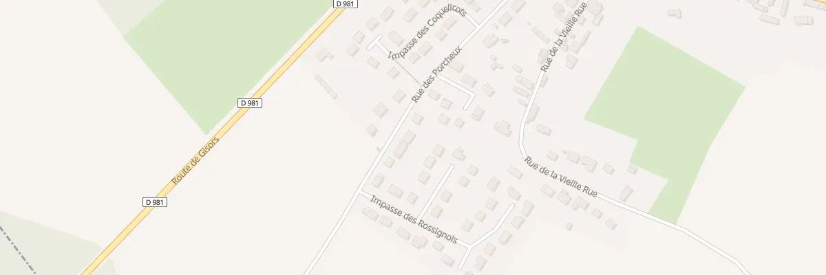 Plan du 9 Rue de Porcheux à La Houssoye