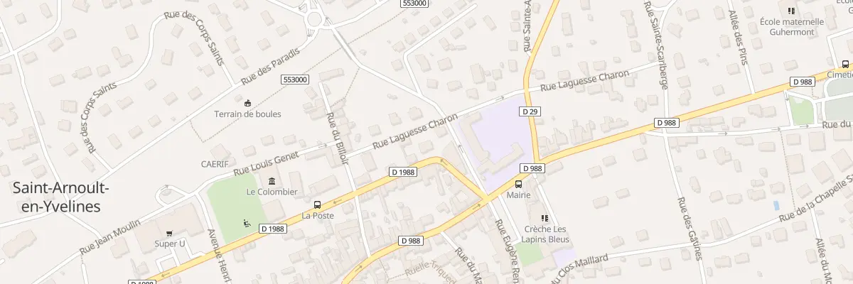 Plan du 6 Rue des Remparts à Saint-Arnoult-en-Yvelines