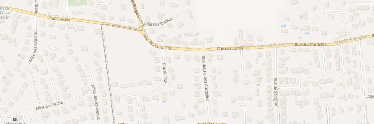 Plan du 1255 Rue des Cordelles à Saint-Denis-en-Val
