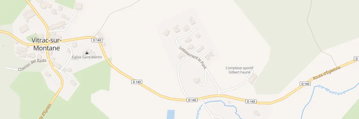 Plan du 5173 Lotissement du Pont à Vitrac-sur-Montane