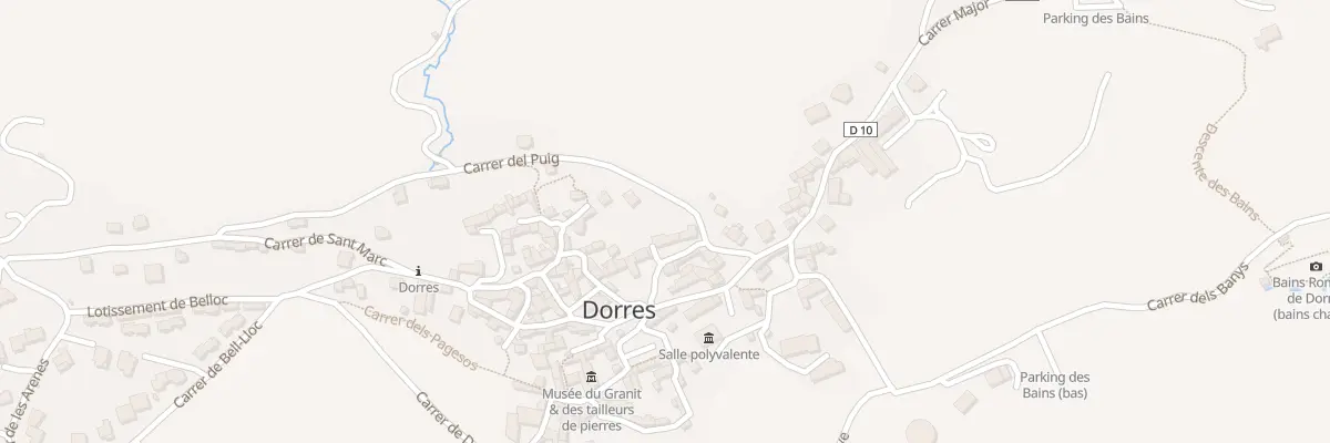 Plan de Cae de la Font à Dorres