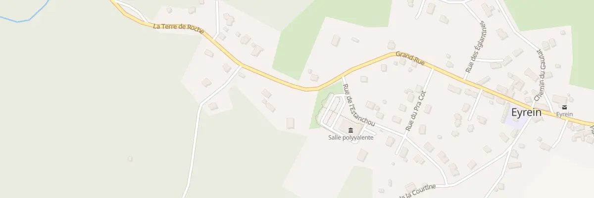 Plan du 1 Terre de Roche à Eyrein