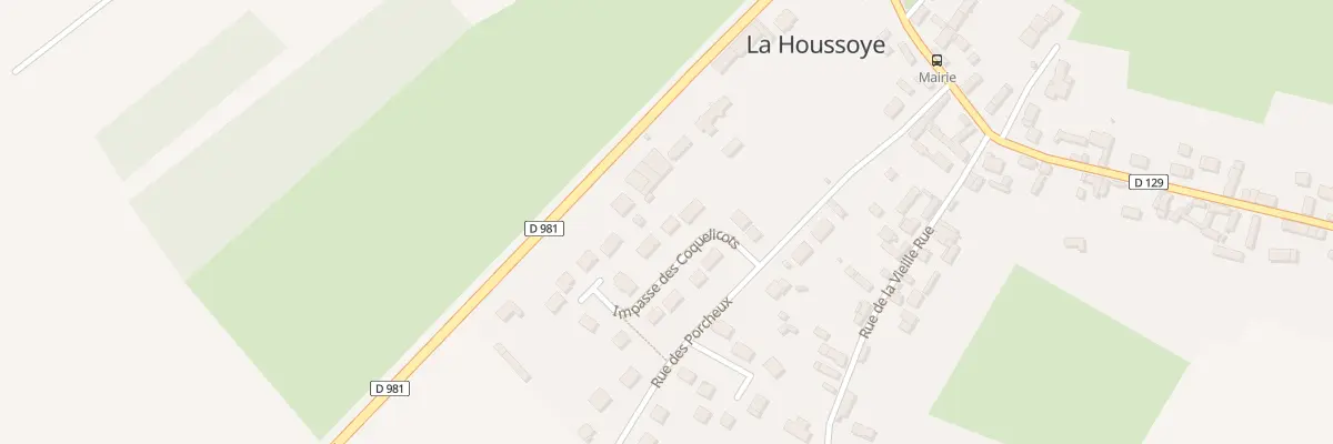 Plan du 8 Imp des Coquelicots à La Houssoye