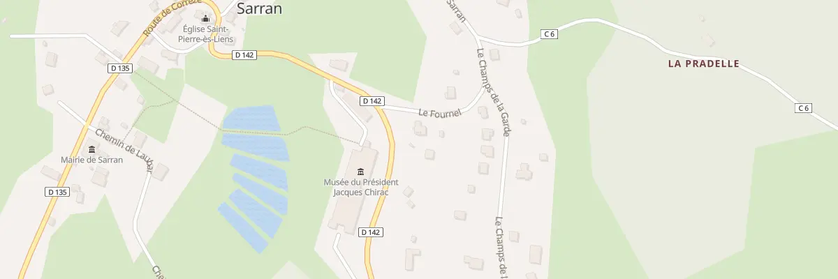Plan du 5072 Le Bourg à Sarran