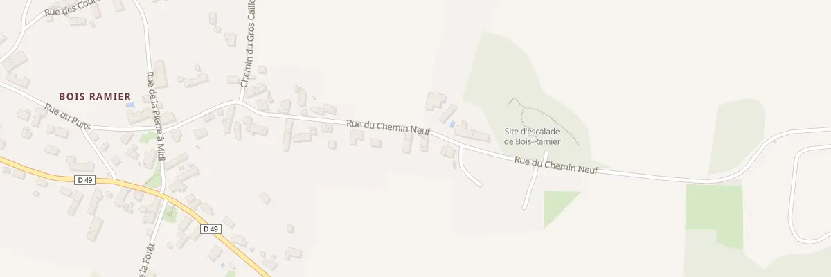 Plan du 34 Rue du Chemin Neuf à Ambrault