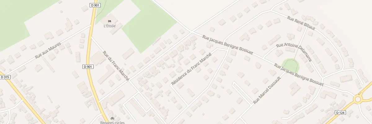 Plan du 7 Res du Franc Marché à Grandvilliers