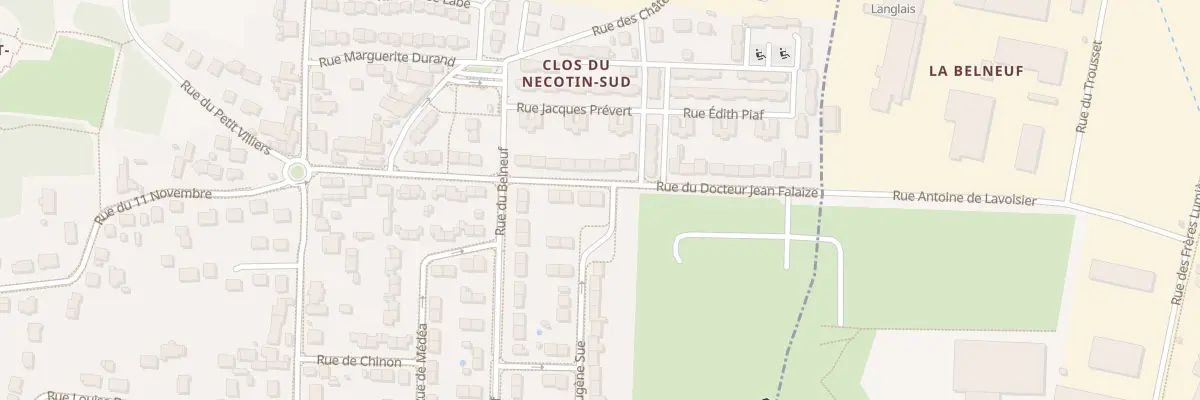 Plan du 31 Rue Eugène Sue à Orléans