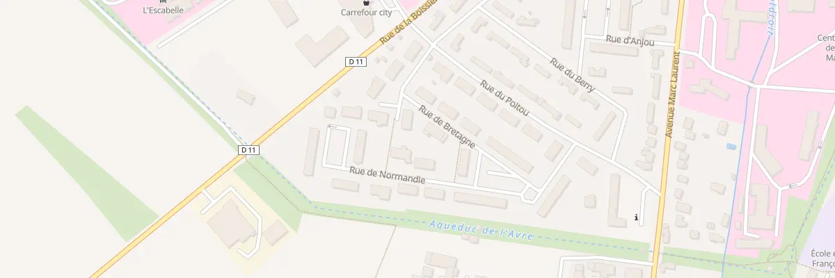 Plan du 5 Rue du Poitou à Plaisir