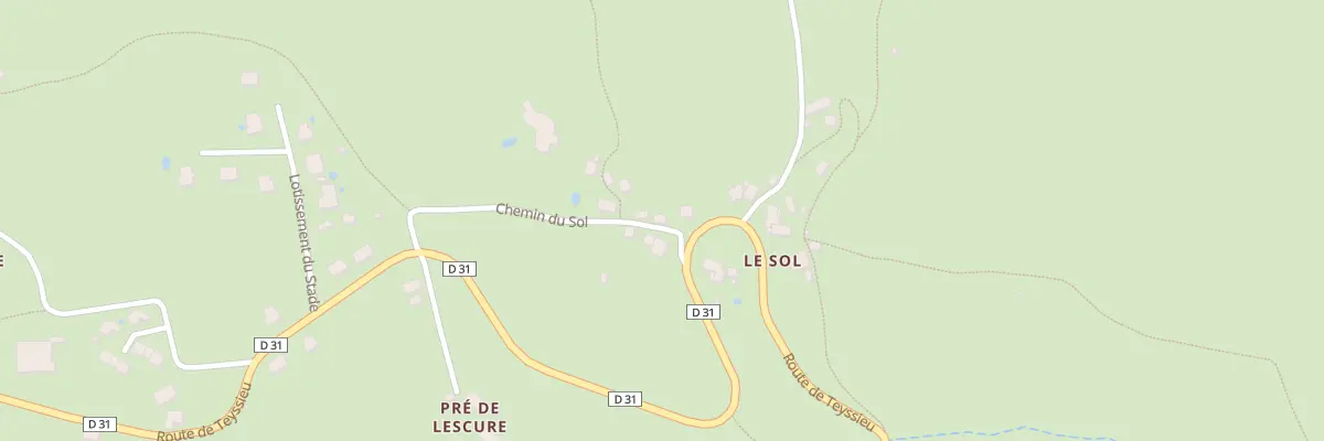 Plan du 30 Che du Sol à Laval-de-Cère