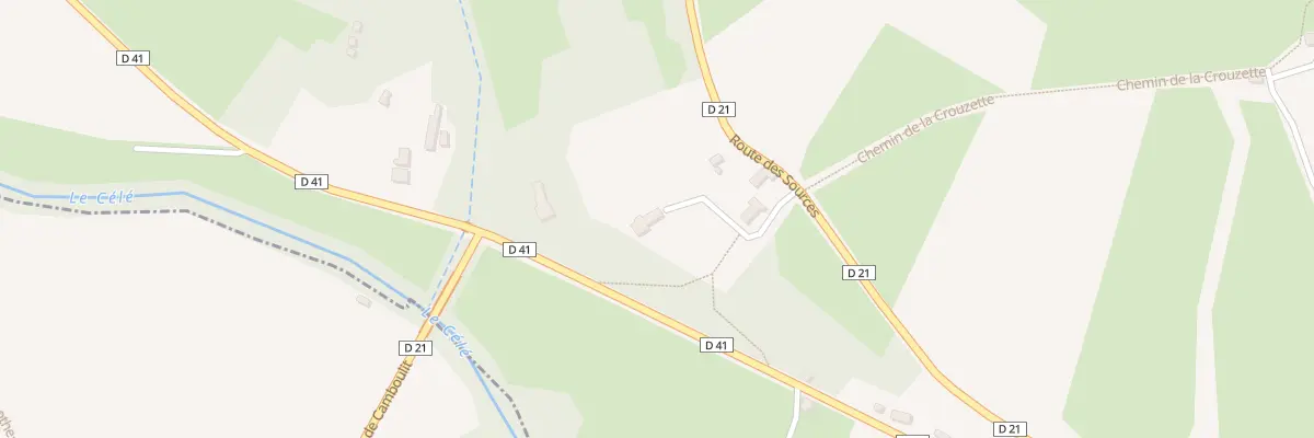 Plan du 1218 Rte des Sources à Camboulit