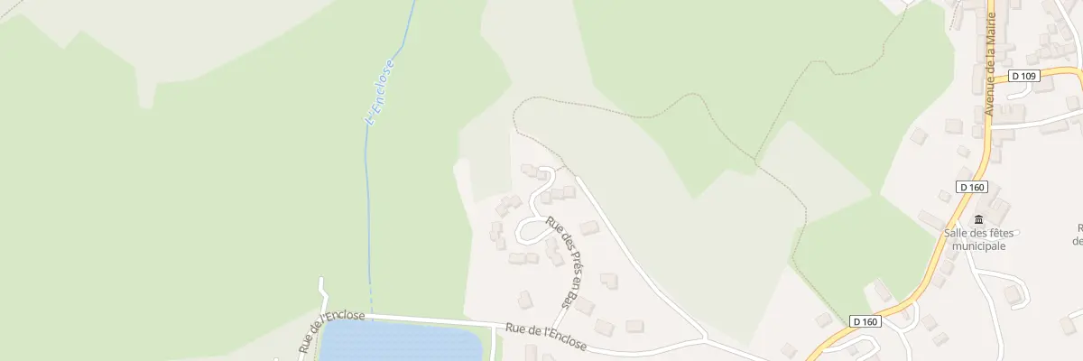 Plan du 14 Rue des Pres En Bas à Tarnac