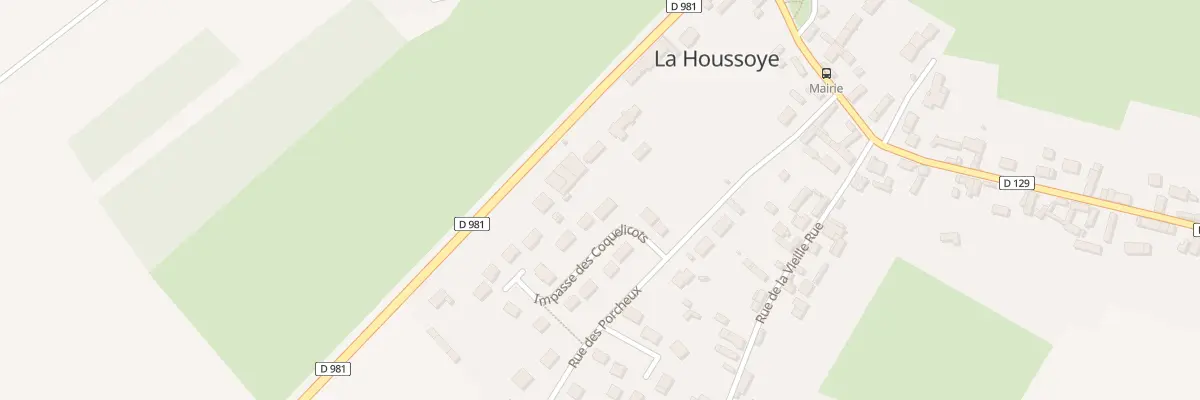 Plan du 6 Imp des Coquelicots à La Houssoye