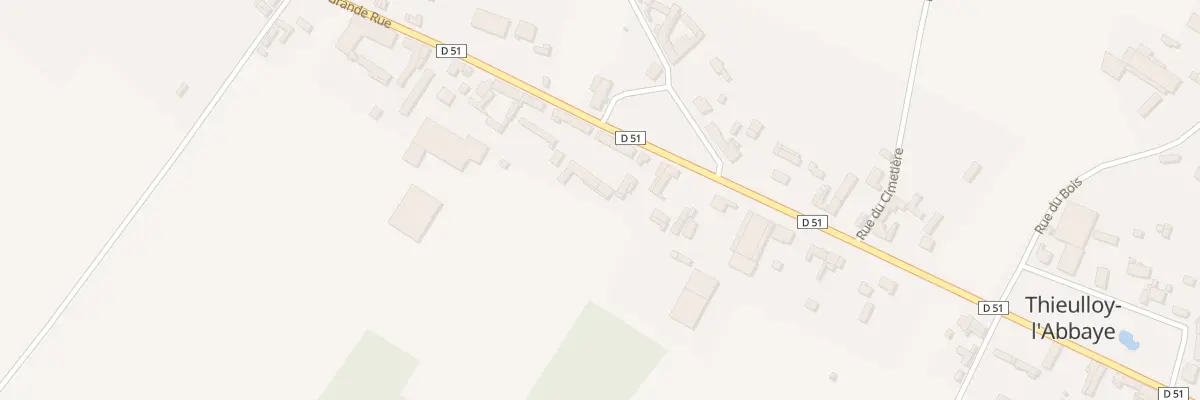 Plan du 5002 Gr Grande Rue à Thieulloy-l’Abbaye