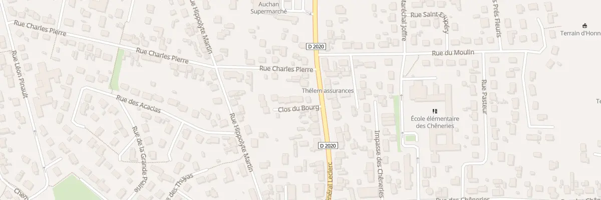 Plan du 128T Rue General Leclerc à La Ferté-Saint-Aubin