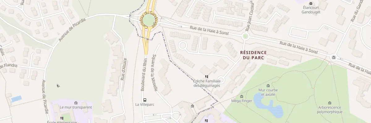 Plan du 19 Sq Francis Jammes à Élancourt