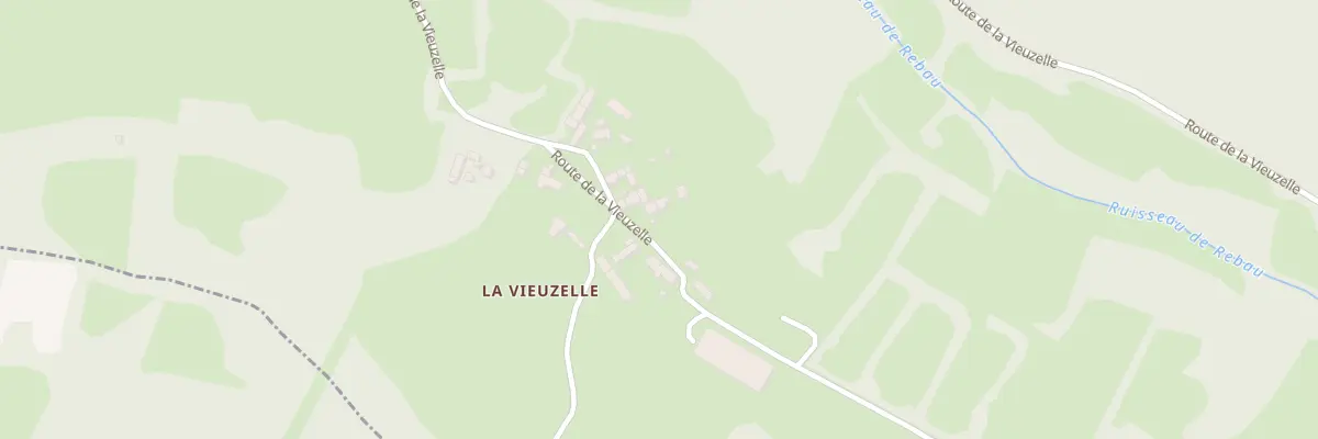 Plan du 5064 La Vieuzelle à La Rouquette