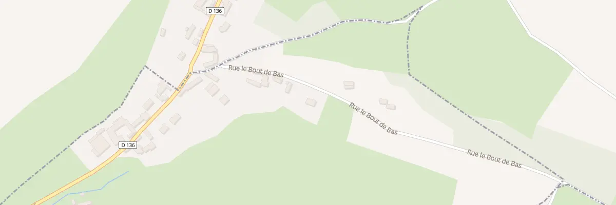 Plan du 22 Rue le Bout de Bas à Tortefontaine
