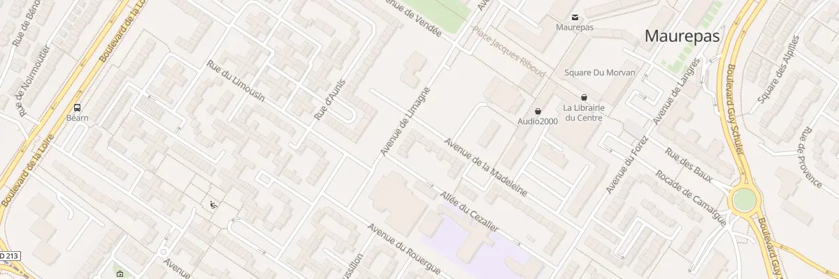 Plan du 59 Av de la Madeleine à Maurepas