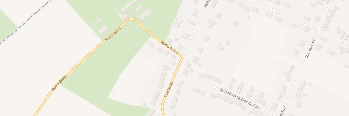 Plan du 115 Vc La Rue A Reine à Balinghem
