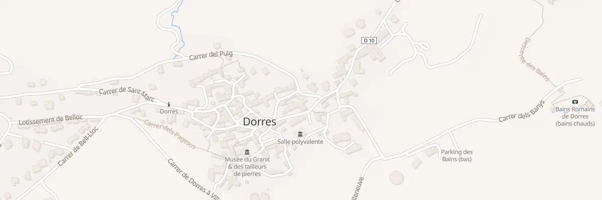 Plan du 35 Le Village à Dorres