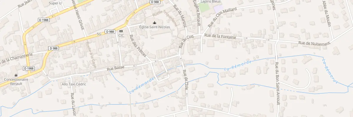Plan du 52 Rue Basse à Saint-Arnoult-en-Yvelines