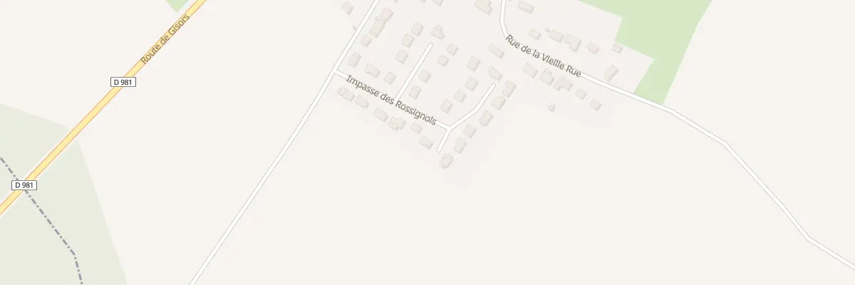 Plan du 34 Imp des Rossignols à La Houssoye