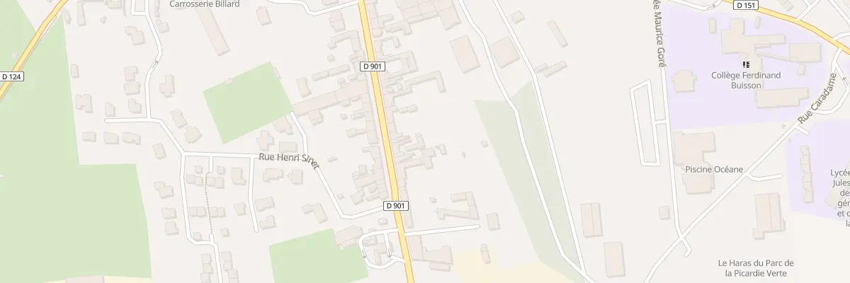 Plan du 45 Rue Eugène Desaintfuscien à Grandvilliers