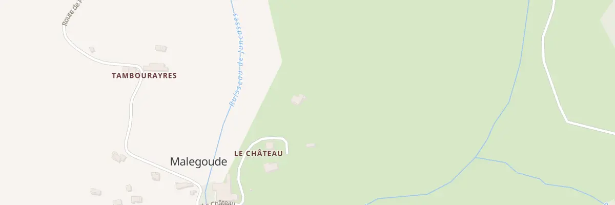 Plan du 16 Le Chateau à Malegoude