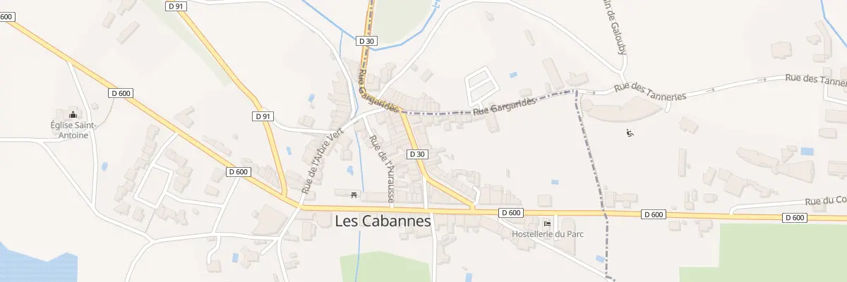 Plan du 25 Rue Saint-Félix aux Cabannes