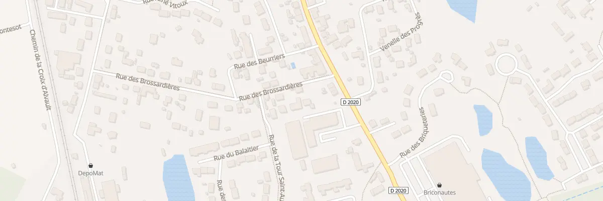 Plan du 3 Rue des Brossardières à La Ferté-Saint-Aubin