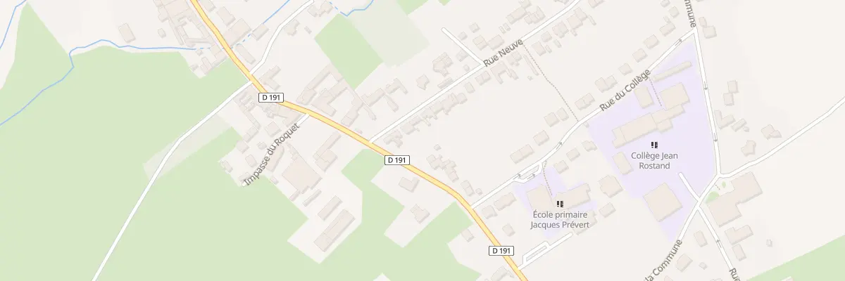 Plan du 40 Rue Neuve à Licques