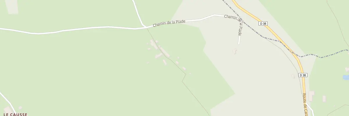 Plan du 5100 Mas de Mazet à Larroque-Toirac