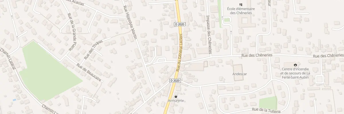 Plan du 154 Rue General Leclerc à La Ferté-Saint-Aubin